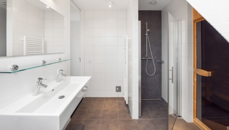 6-Personen-Ferienhaus 6L Landal Sluftervallei Badezimmer