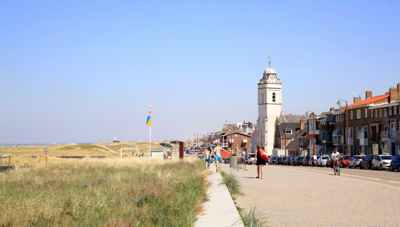 Die Promenade von Katwijk aan Zee