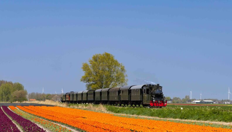 Dampfzug zwischen hoorn und Medemblik