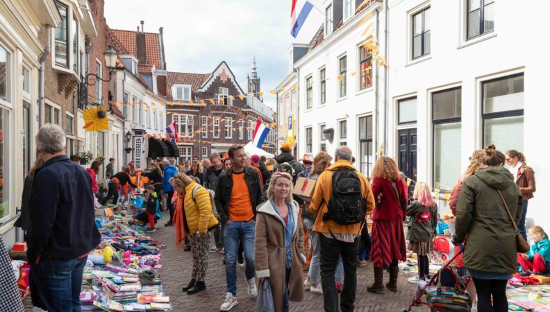 Flohmarkt am Königstag in Amersfoort